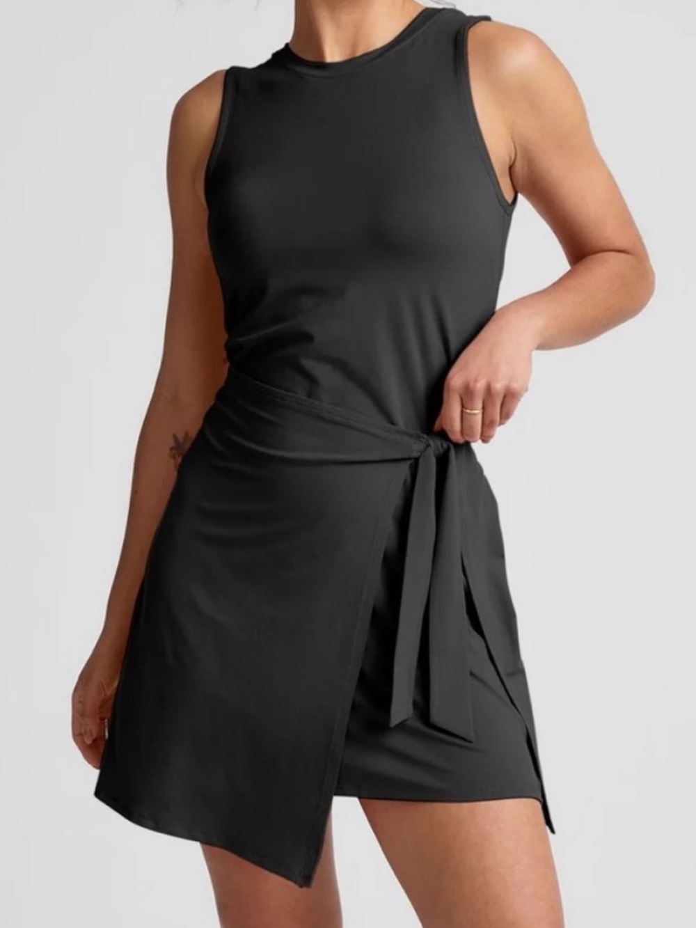 Beyond Yoga Meet Up Black Mini Dress Size XS
